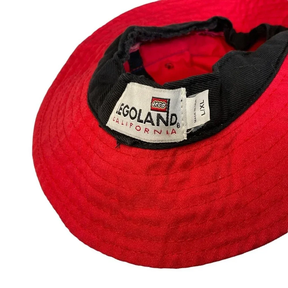 LEGOLAND California Red Bucket Hat  Size‎ L/XL Child Size